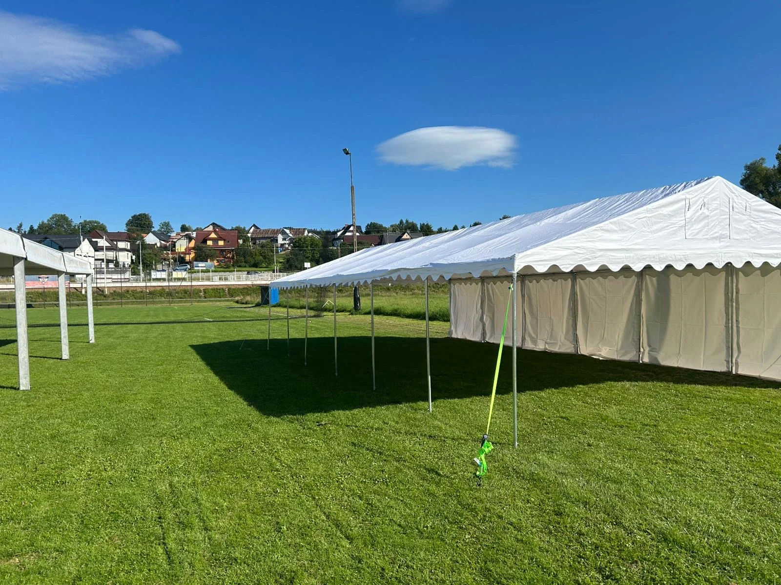 Namiot na festyn — boisko sportowe, event publiczny, gmina/OSP
